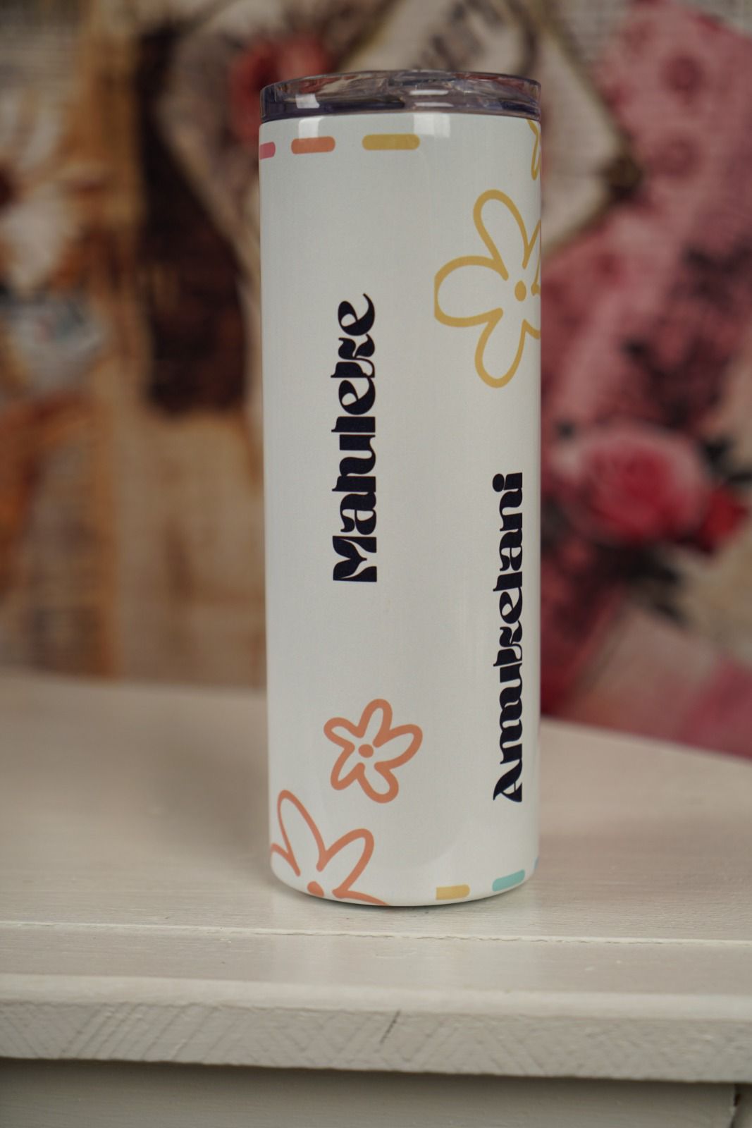 Faith Over Fear Inspirational Tumbler 600ml