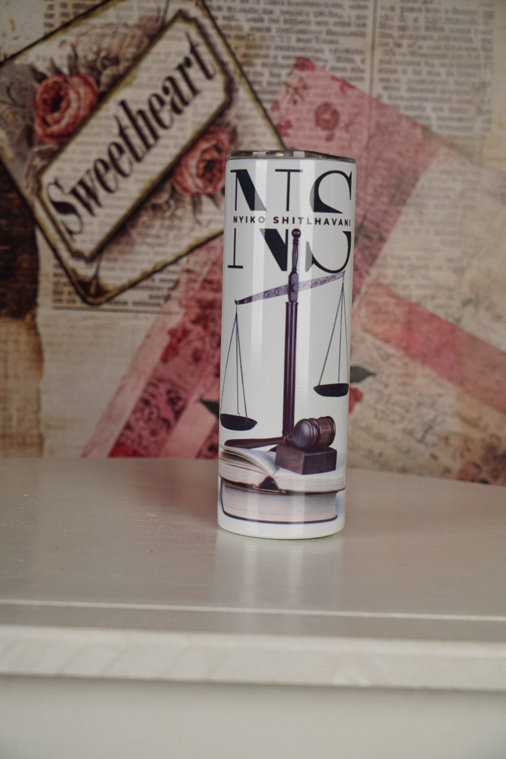 Personalised Law-Themed Tumbler 600ml