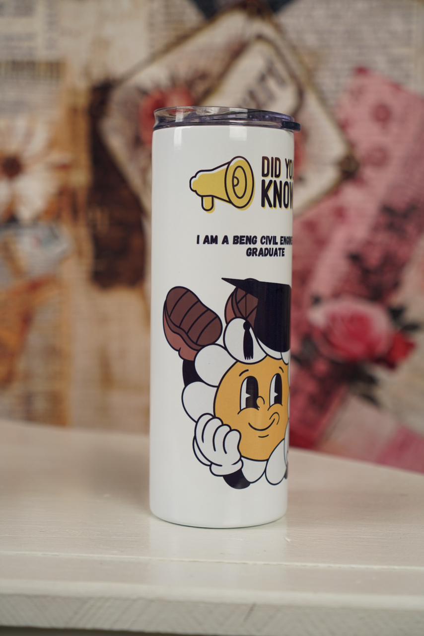 Personalised “Did You Know” Graduation Tumbler 600ml