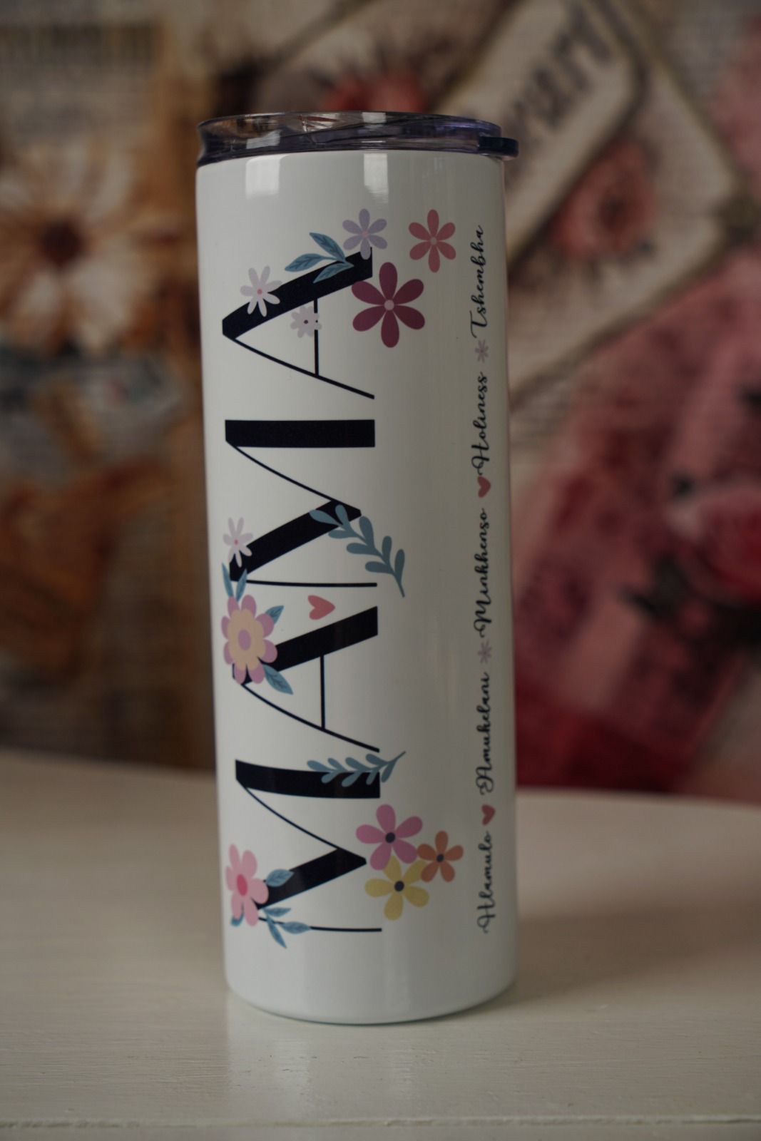 Custom Name Personalised Mama Tumbler 600ml