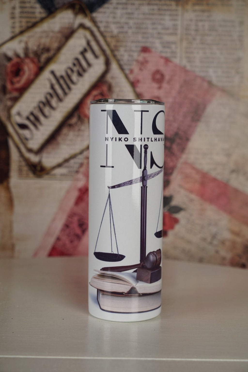 Personalised Law-Themed Tumbler 600ml