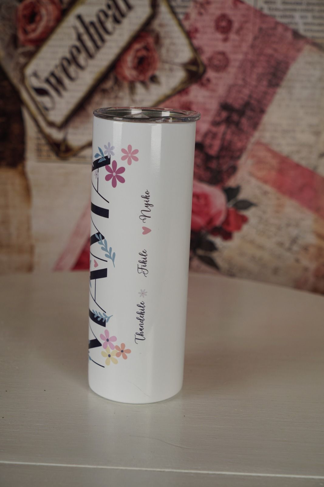 Custom Name Personalised Mama Tumbler 600ml