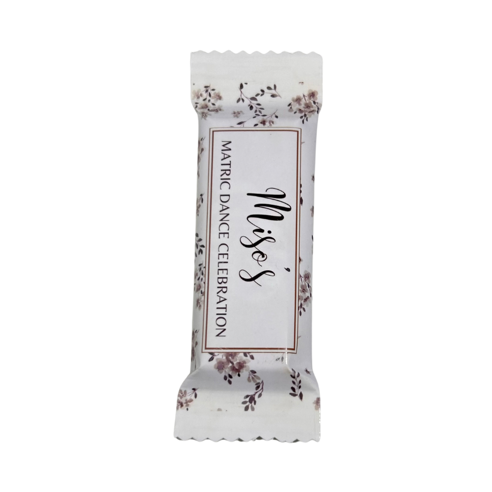 Personalised chocolate treats for matric dances, parties and corporate events