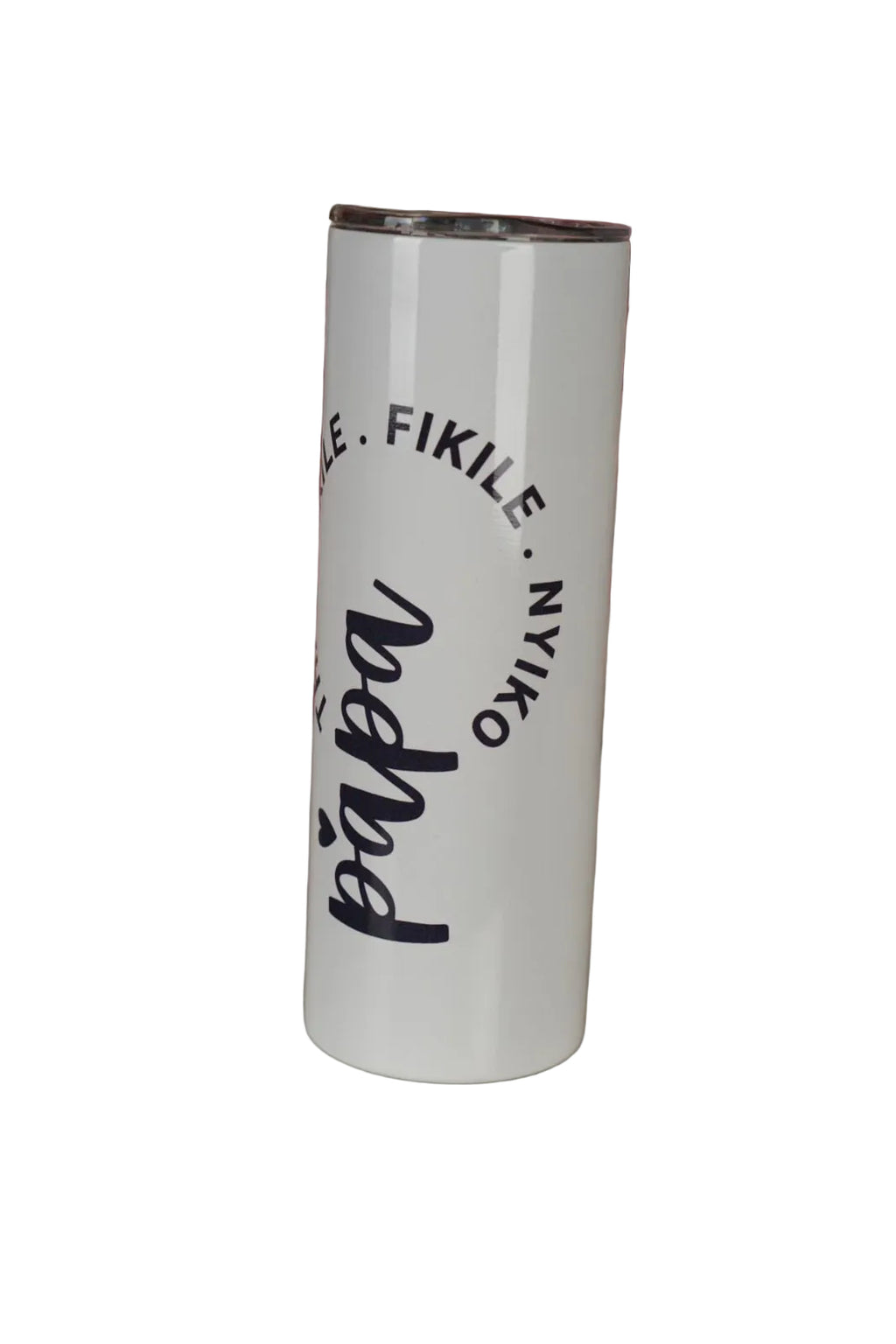 Custom White tumbler written papa customised with children's name